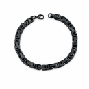 Pulseira De Titânio Preto | Tendência Do Estilo Hip Hop Sz