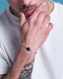 Pulseira Luck Leaf Three Preta